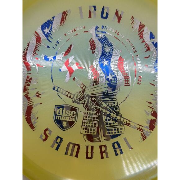 NEW Discmania 177g Iron Samurai 4 Eagle McMahon AMERICAN FLAG Chroma C-line MD3 - Picture 5 of 5